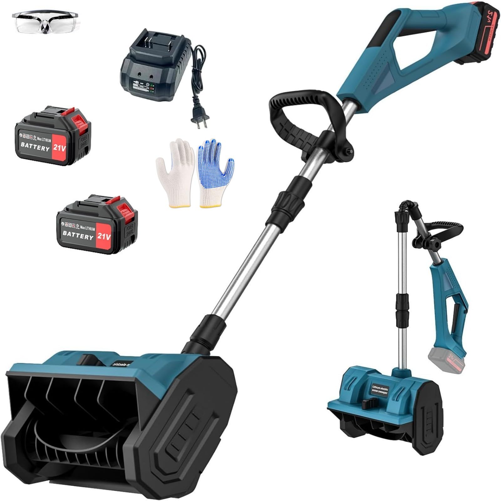 Amazon | 電動除雪機 除雪器具 電動除雪スコップ 手持ち式 コードレス